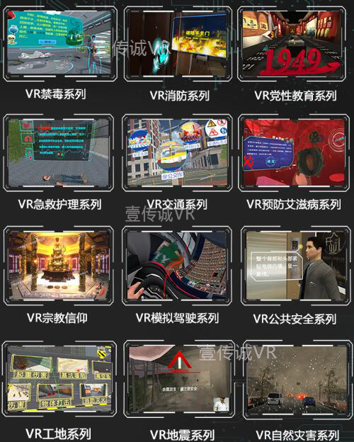  壹傳誠(chéng)VR科普教育十二大系列