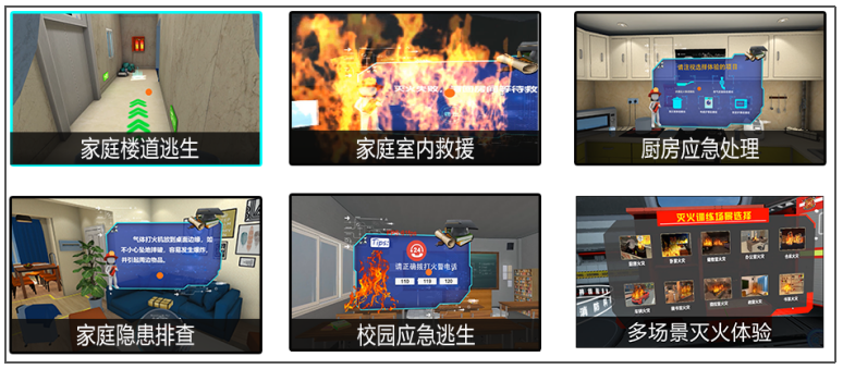 廣州壹傳誠 VR消防安全教育 VR家庭室內救援 VR廚房應急處理 