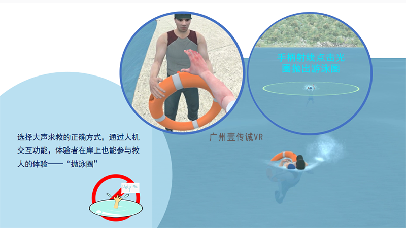 廣州壹傳誠VR VR防溺水 VR防溺水教育 VR虛擬溺水體驗