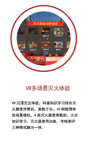 VR多場景滅火體驗(yàn)